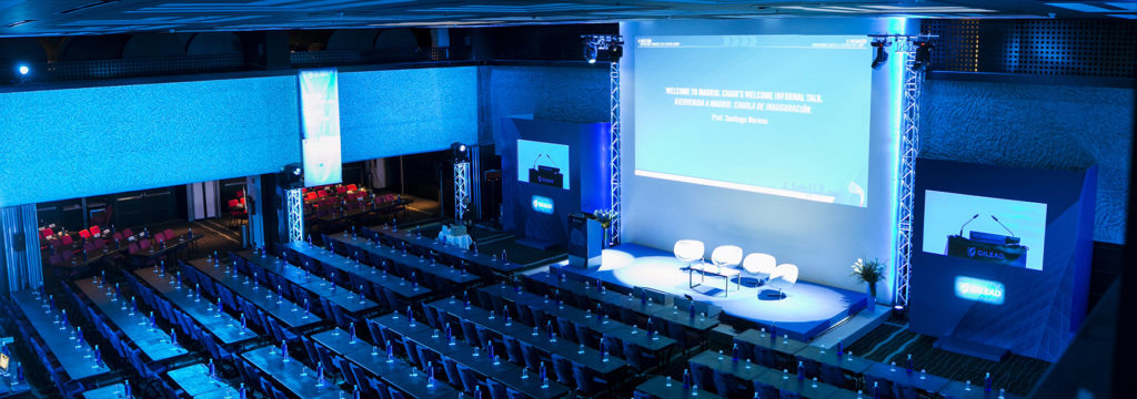 Montaje audiovisual del evento para Gilead