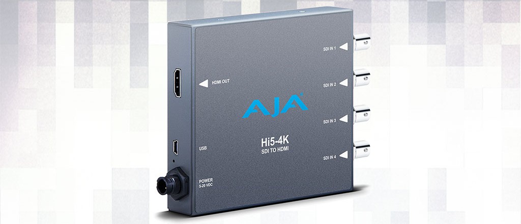 Alquiler Convertidor HDMI AJA Hi5-4K