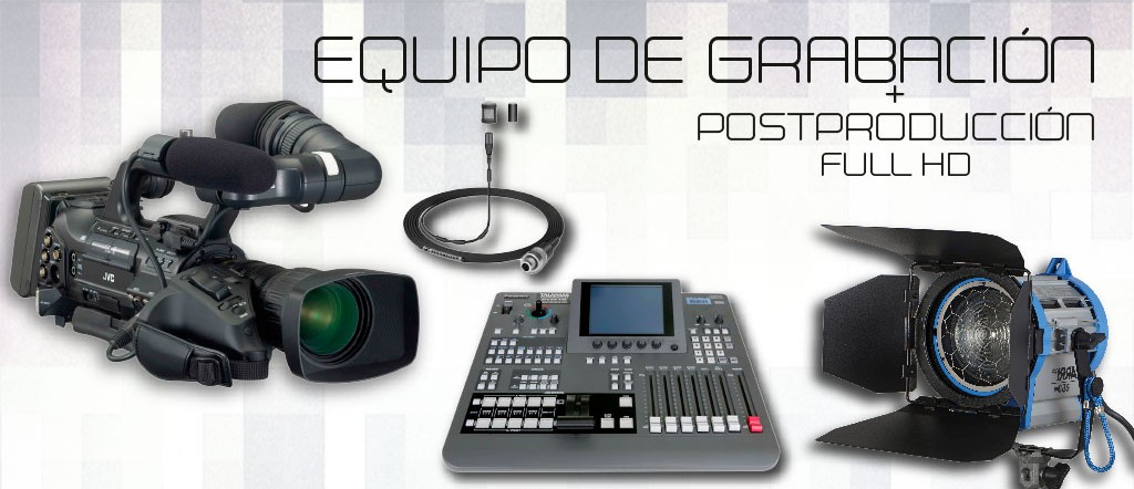 Alquiler Equipo de grabación