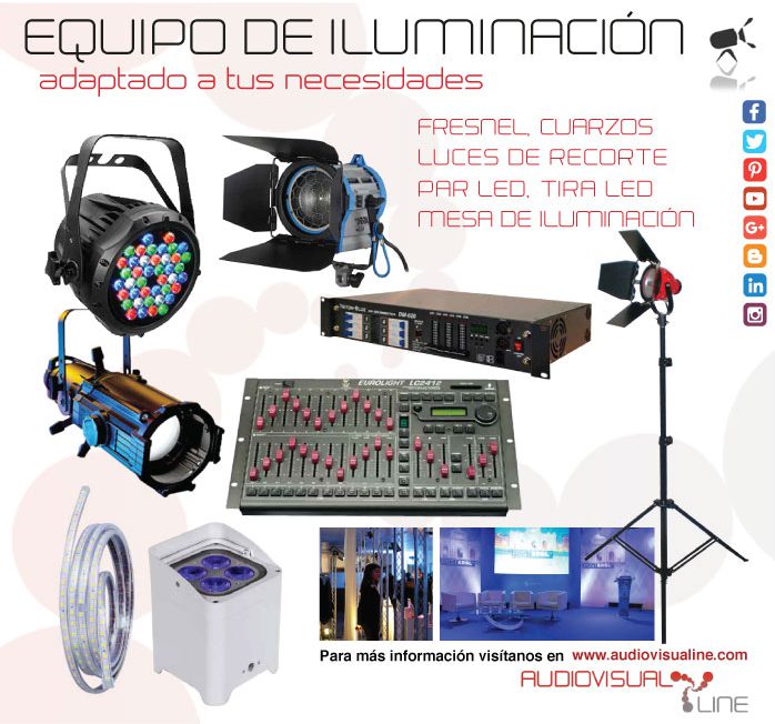 Alquiler Equipo de iluminación