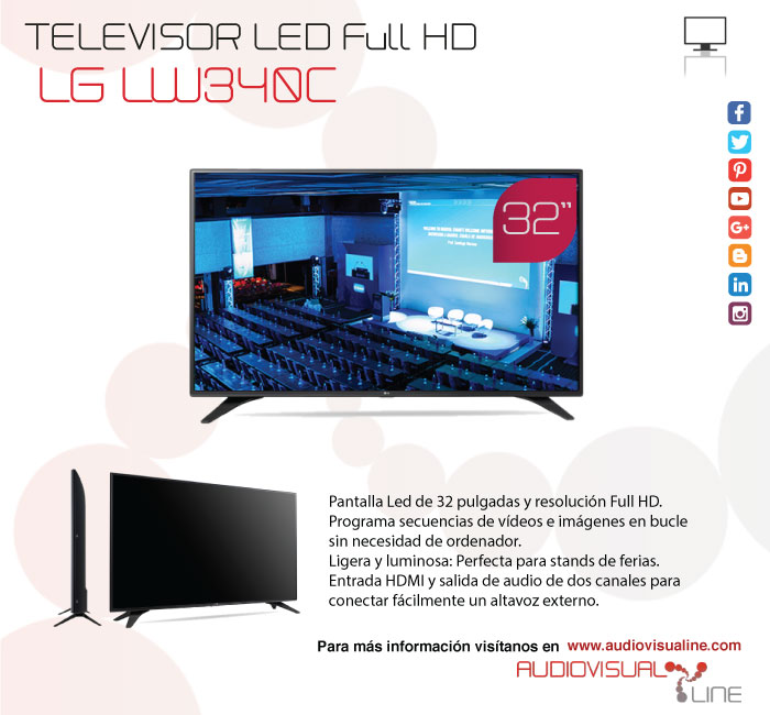 Pantalla de 32 pulgadas LG