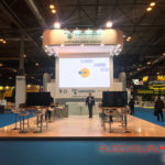 Pantalla LED de 5x3 en altura para stand de Programación Integral