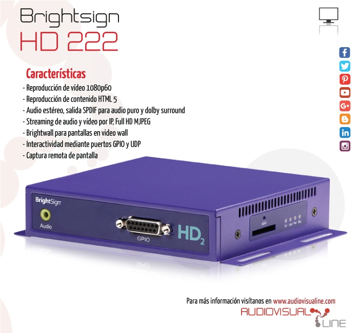 Brightsign HD 222
