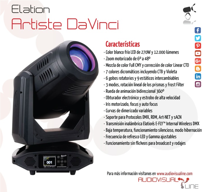 Elation Artiste DaVinci