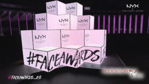 Montaje audiovisual para el evento de Nyx