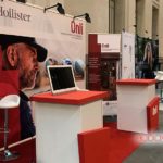 Montaje audiovisual del Simposio de Paraplejia en la Galería de Cristal del Palacio de Cibeles