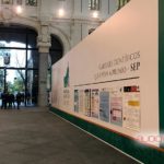 Montaje audiovisual del Simposio de Paraplejia en la Galería de Cristal del Palacio de Cibeles