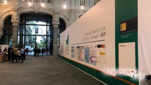 Montaje audiovisual del Simposio de Paraplejia en la Galería de Cristal del Palacio de Cibeles