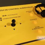 Equipamiento audiovisual del stand de Epiroc